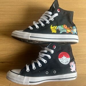 Pokemon Converse Sz Men’s 4.5 Women’s 6.5 Fits Youth 4.5